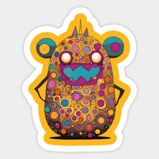 Kaleidomonster 1 Sticker